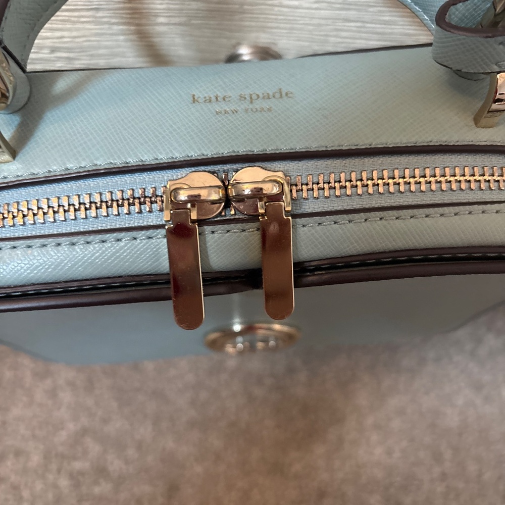 Blue Kate Spade purse - Picture 4 of 6